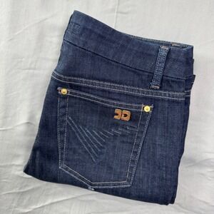 Joes The Muse Bootcut Jeans Dark Indigo Denim Womens Sz 27 Flare Wide Leg